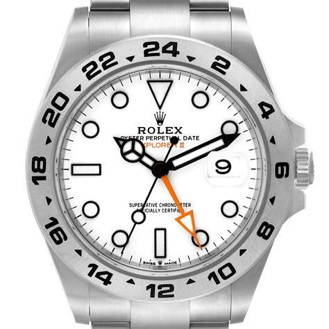 orange hand rolex explorer ii